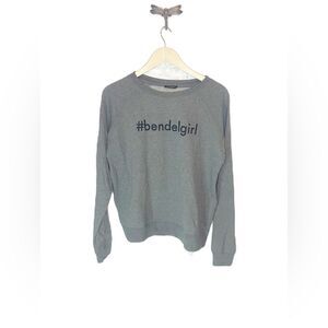 Henri Bendel Gray Crewneck Sweatshirt